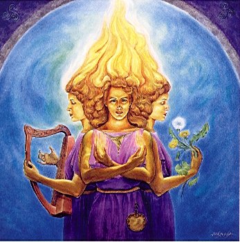 Brighid Goddess of the Hearth by Hrana Janto