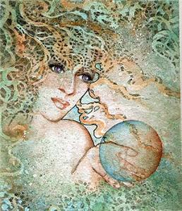 Mystic Crystal Gazer by Lynne French